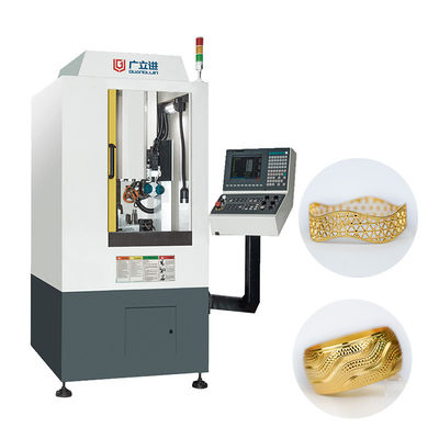 Perhiasan cincin mesin CNC 8 sumbu penggilingan